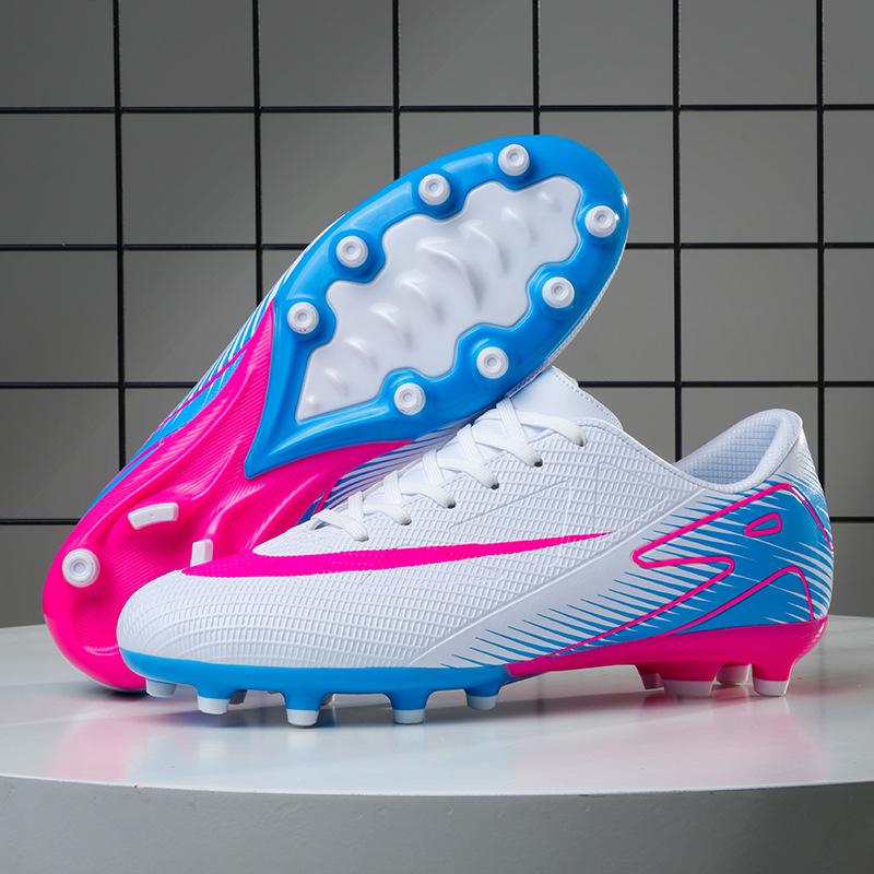 Football Shoes Young Adults Men and Women AG Long Nails TF Shredded Nails Children Students Grass Training Shoes