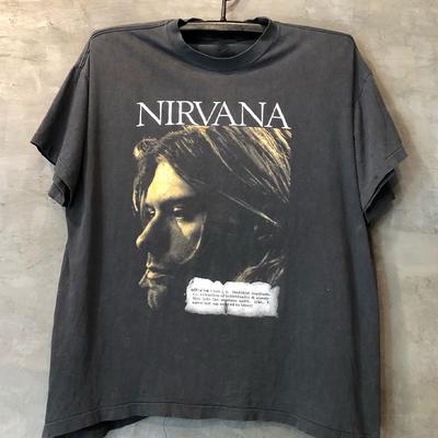 Винтажная ретро футболка Nirvana