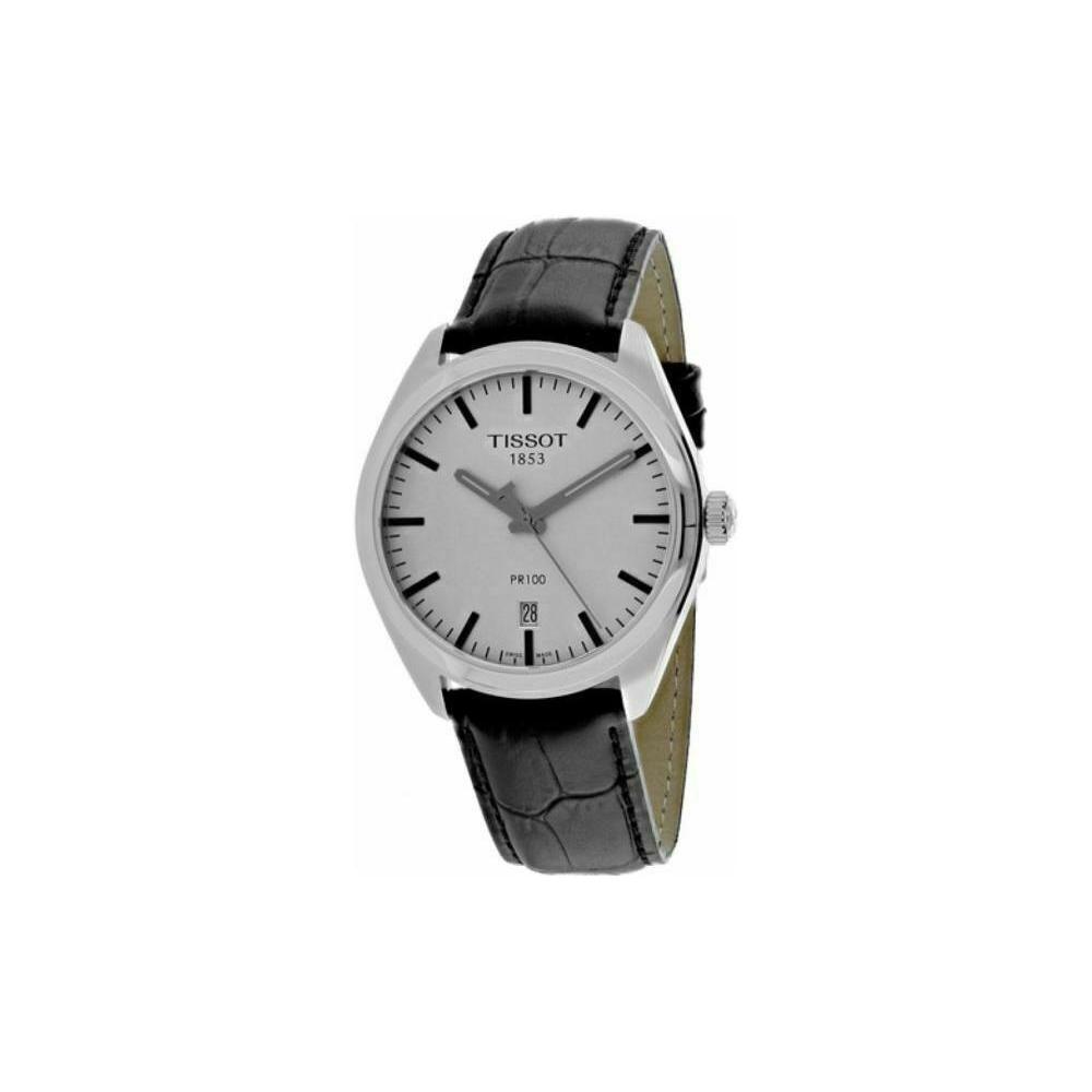 Tissot Коллекция PR100 Кварцевый механизм Водонепроницаемость 100 м Мужские часы Часы 39 мм Белый циферблат T101.410.16.031.00