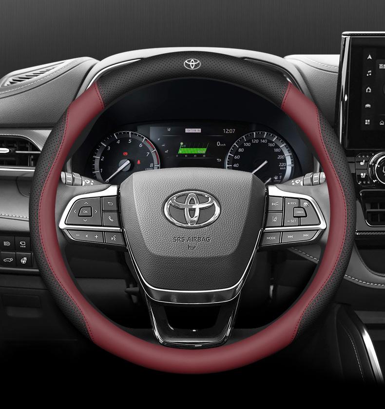 Чехол на руль Toyota: Совместимо с Corolla, Levin, Camry, RAV4, Feng Lan и другими - Универсально для всех сезонов