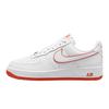 Air Force 1 07 Белые красные мужские кроссовки Picante DV0788-102
