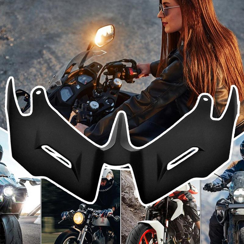Переднее крыло мотоцикла Крылья мотоцикла Передний ветровой плавник мотоцикла Крыло мотоцикла Передний обтекатель Аэродинамические крылышки мотоцикла