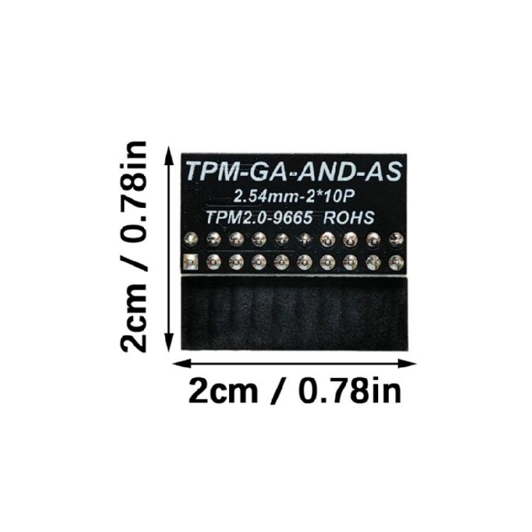 TPM1.2 Security Module 20Pin LPC Computer Connection Adapter Supporting TPM1.2 for Universal Compatibility Across Device
