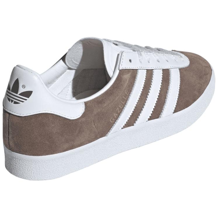 adidas Кроссовки Gazelle 85 Earth Strata Мужские Коричневый Облачно-белый Золотистый-металлик IG6220