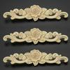 Красивая деревянная аппликация Деревянная резьба Декаль Цветочный узор Мебель