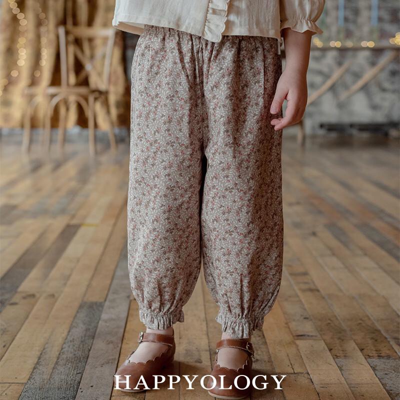 Хлопковые эластичные капри для девочек Happyology