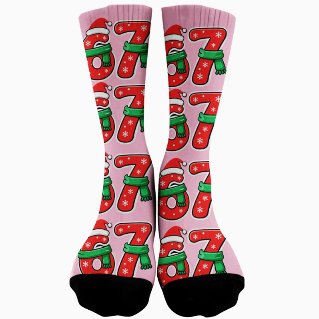 Милые и игривые носки носки до середины икры длинные носки носки с принтом