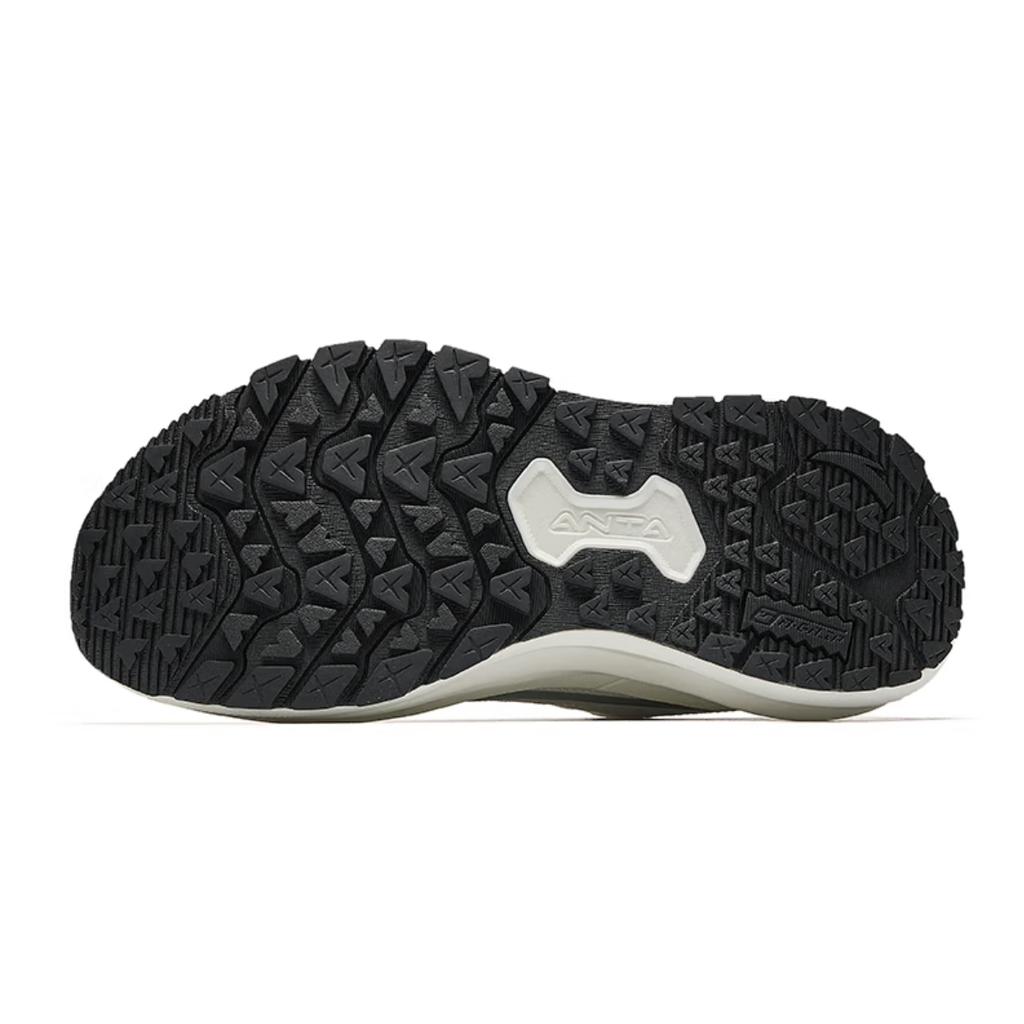 Anta Kunlun Comfortable Fashion Versatile Shock Absorbing Durable Rebound Low Top Trail Running Shoes Women Sneaker Ivory 122525590-1