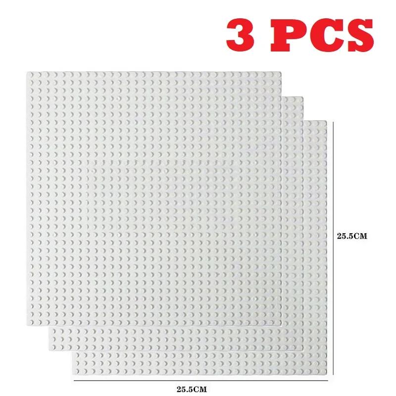 3 шт. Базовая пластина 32x32 32x16 точек Кирпичи СДЕЛАЙ САМ Малый размер Городские Дорожные блоки Базовая пластина Строительство Строительные игрушки Для детей