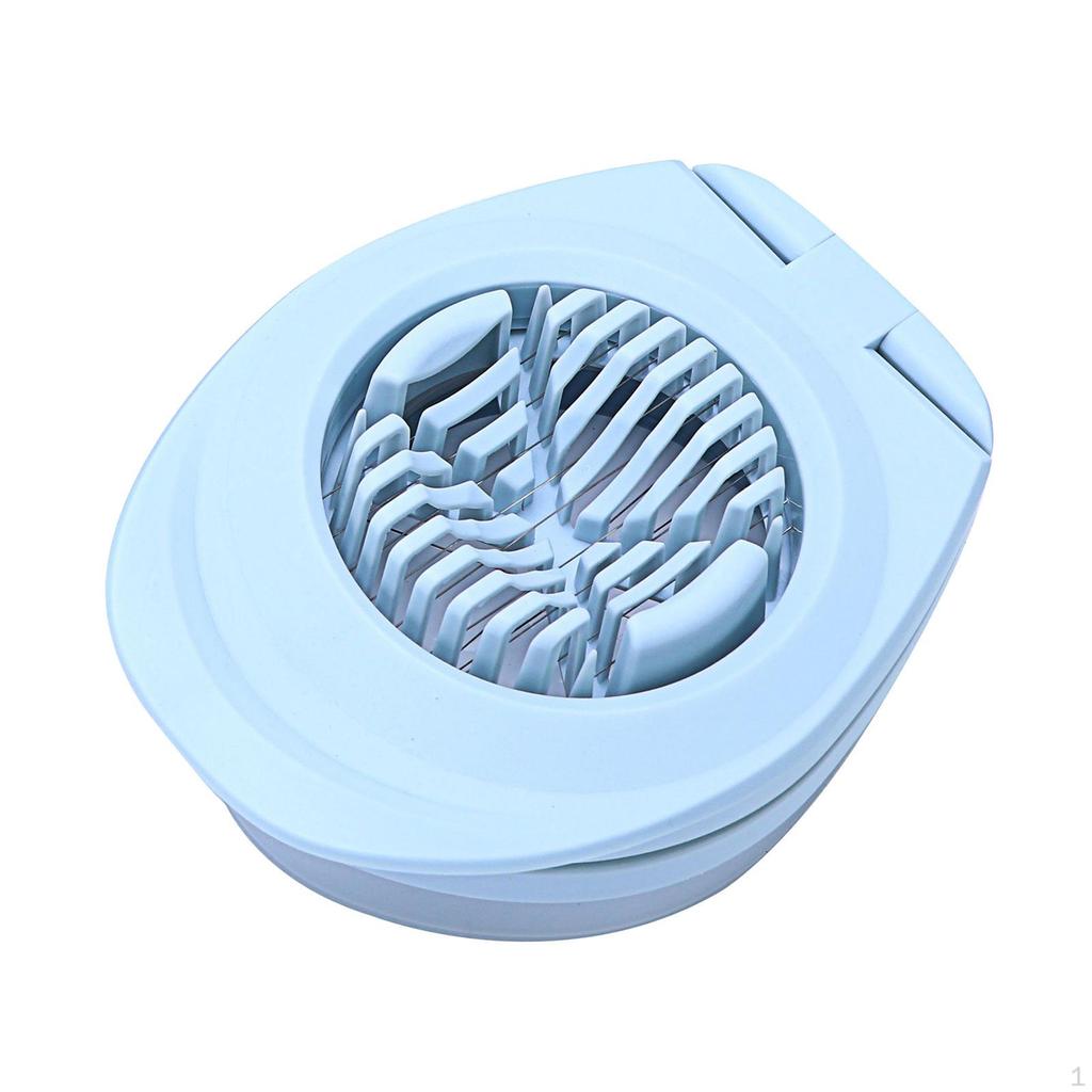 Efficient Egg Slicer for Perfectly Cut Boiled Eggs and Soft Fruits