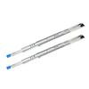 1 Pair 30in Locking Drawer Slide Cold Rolled Steel 120kg Bearing 53mm Width 3 Sections Heavy Duty Ba