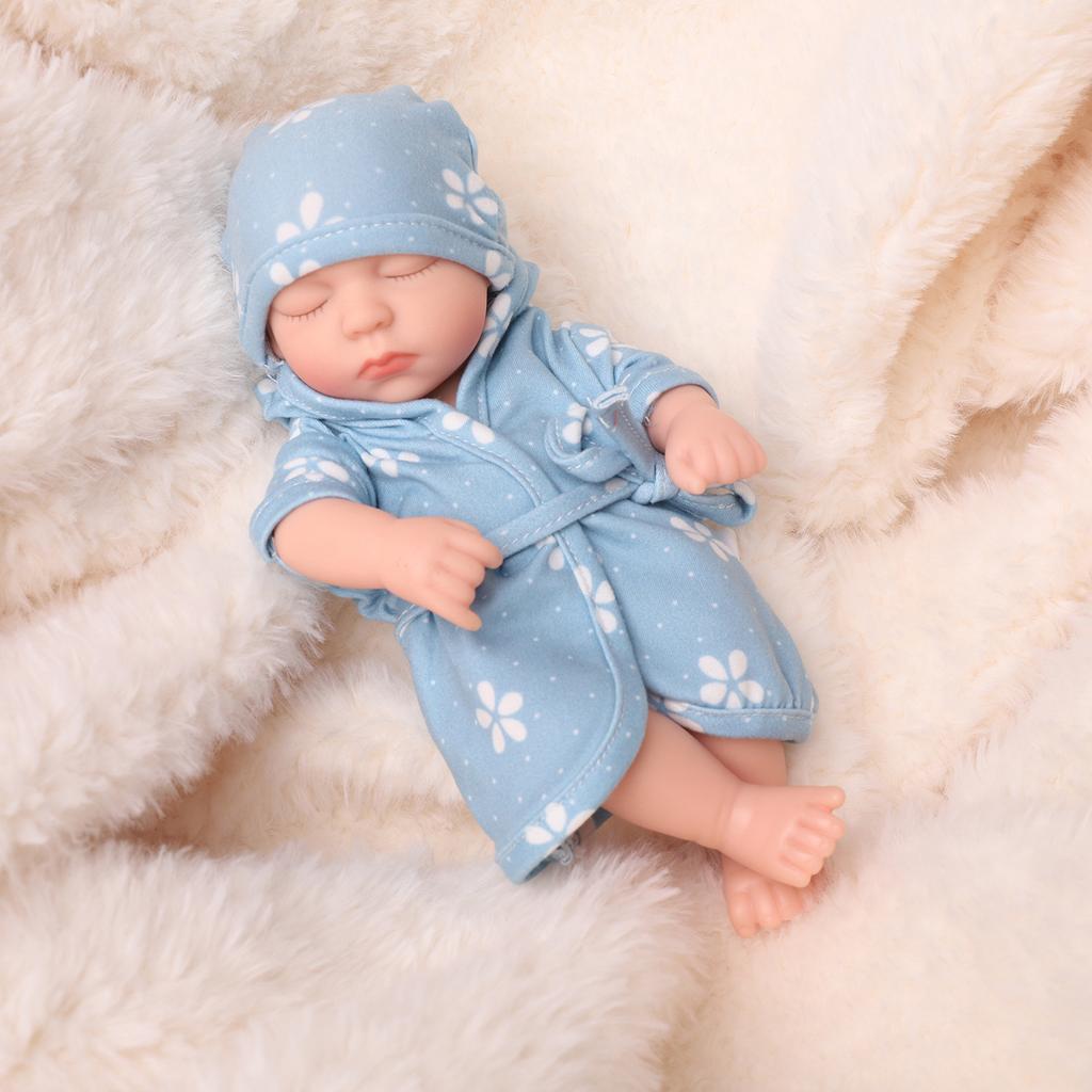 19 см детская кукла реборн мини-моделирование всего тела мягкая резиновая эмалированная кукла подарок для девочки кукла кукла