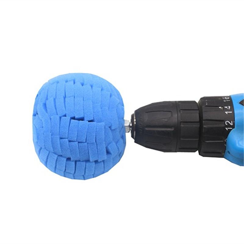 80 мм Сверло Полировальные Губки Пады Полировальный Конус Губка Шар Полировальный Набор Для Автомобильных Колесных Дисков Пад Уход За Ступицей Электроинструменты
