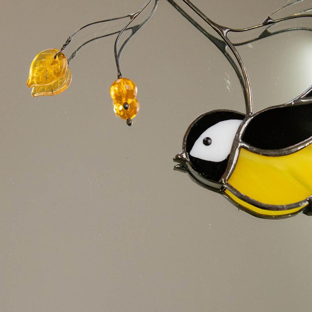 Металлический Настенный Декор Птицы, Внутренняя Настенная Художественная Скульптура, Подвесное Украшение Окна