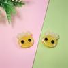 100Pcs/Lot Mini Nail Ghost Slime Beads Halloween Themed Glitter Bowknot Ghost Cabochons Flatbacks for Nail Art Craft Supplies
