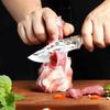 Кухонные ножи ручной работы, нож для разделки овощей, мяса, костей, фруктов, портативный нож для чистки с ножнами, ручка из цельного дерева