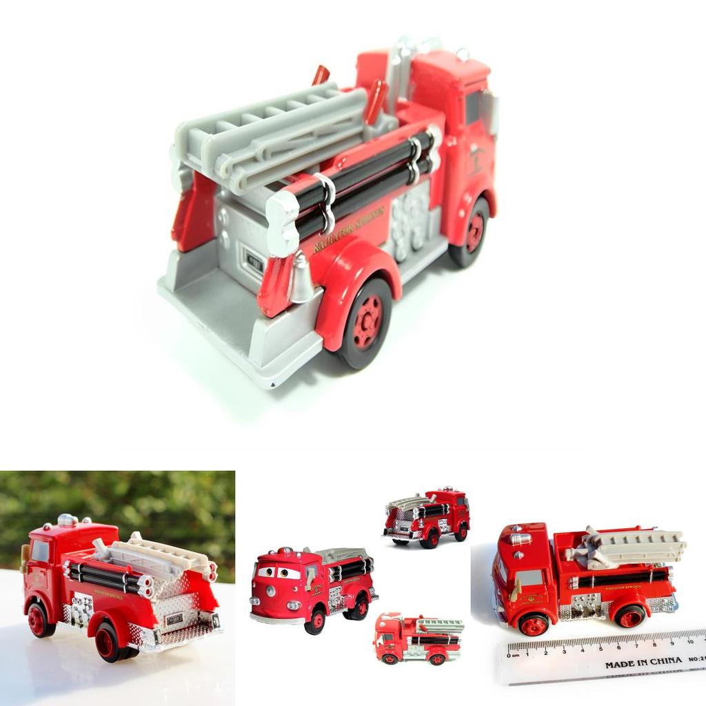 Deluxe Disney Pixar Cars Red Fire Engine Toy Model Perfect For Storytelling Racing Play