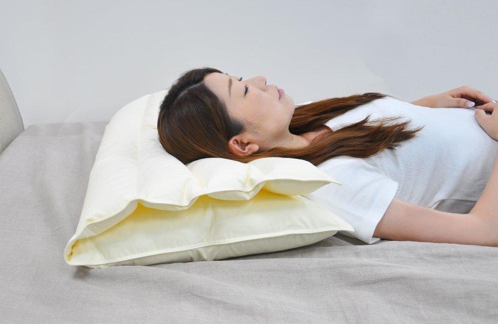 Складная подушка BOMA с белой наволочкой (ОКМВХ) для гостиниц и постоялых дворов