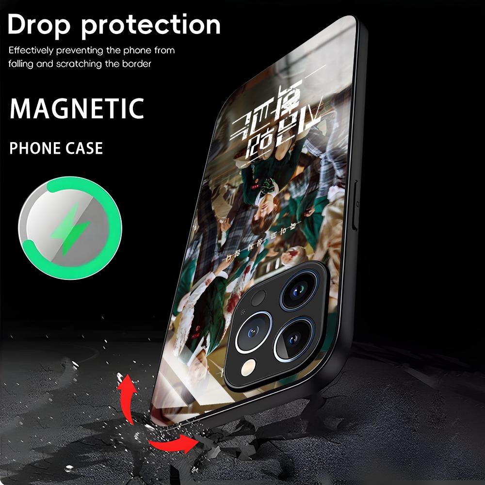 All of Us Are Dead Phone Case For iPhone17 16 15 14 13 12 11 X XR XS 8 Plus Mini Pro Max Glass Magnetic Case