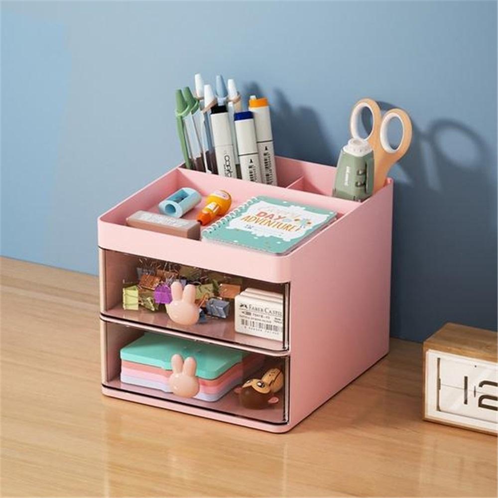 Popular Desktop Storage Box Visible Space Saving Multi-functions Drawer Mini Desktop Storage Box Household Products