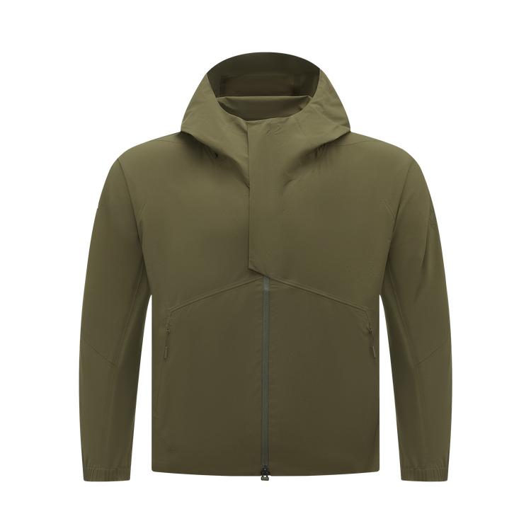 DESCENTE Dualis Urban Commute Men's Green Woven Top Men's D5231DJK80
