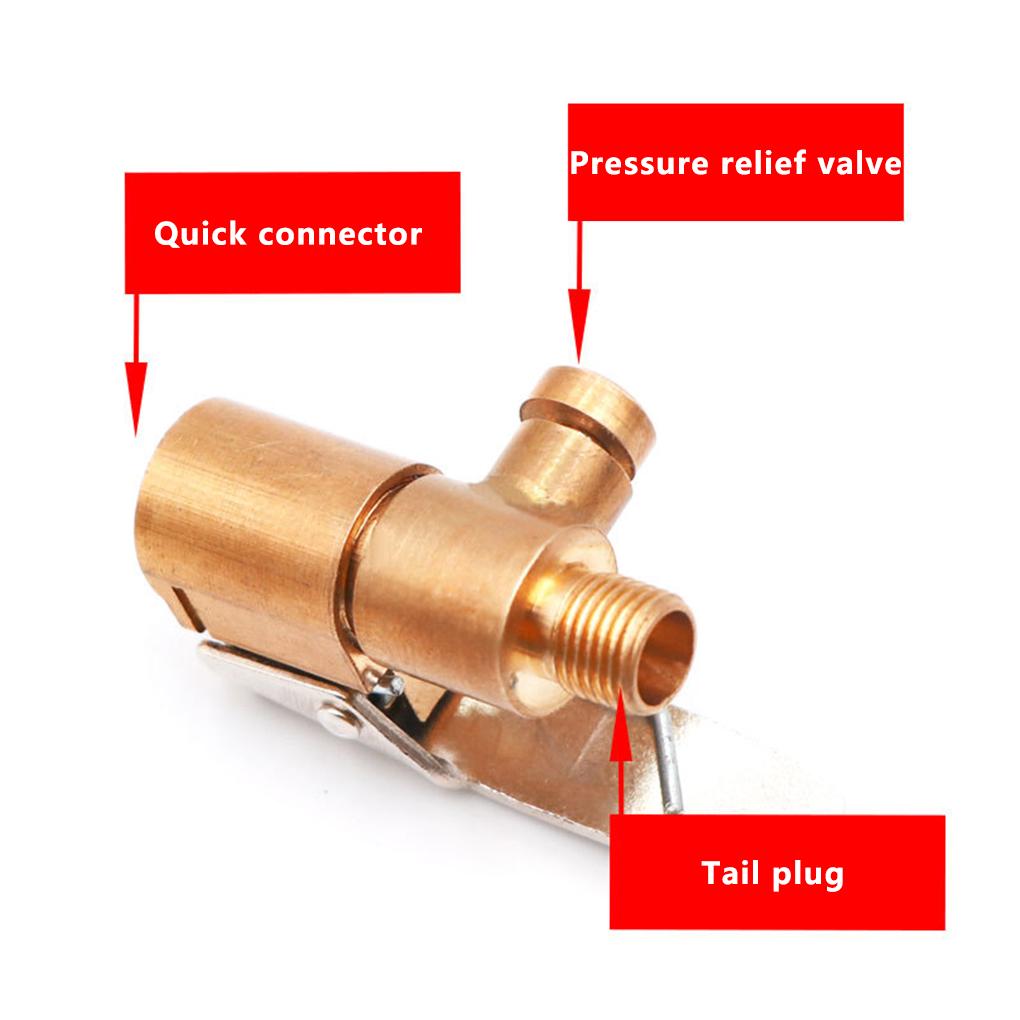 Heavy-Duty Valve Connector For Car Tyre Inflator Pump Pump Valve Connector Inflator Pump Valve Tire