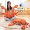 Имитация большого краба, подушка-игрушка, кукла, кукла мохнатого краба, детская успокаивающая тряпичная кукла, подарок для активности