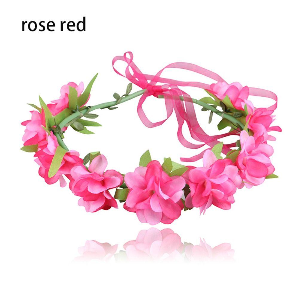 Аксессуары для волос Цветок Ободок для волос Цветная Корона Свадебная Повязка для волос Женщина Девушка