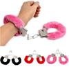 Ramidos Adult Games SM Bondage Furry Soft Metal Handcuffs Chastity Sex Toys For Couple