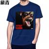 Tshirt Unisex Short sleeve Basic T Shirt Dog With Open Mouth Graphic Soft Cotton Teeshirt Cool Brand Short Sleeve Shirt