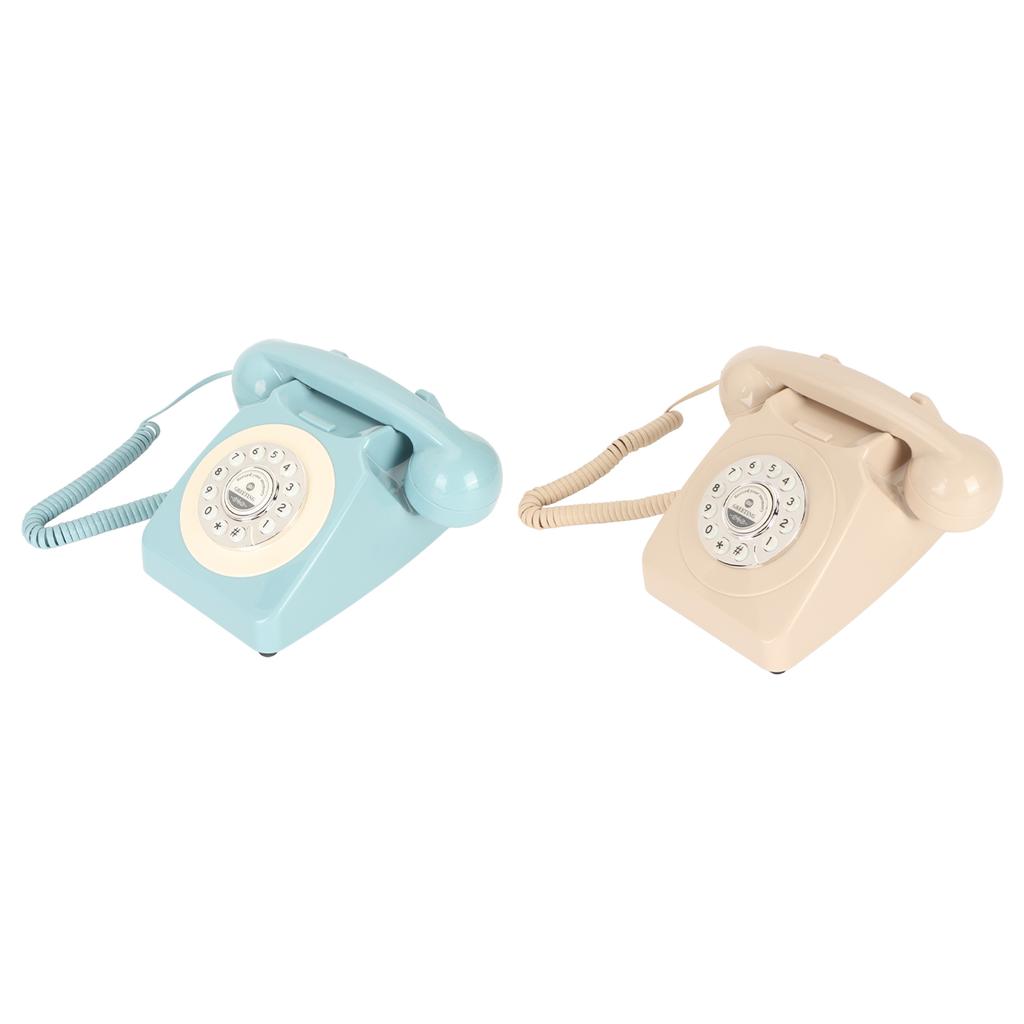 Винтажный телефон с кнопкой набора номера, запись звукового сообщения, ретро-стационарный телефон для свадебной вечеринки дома