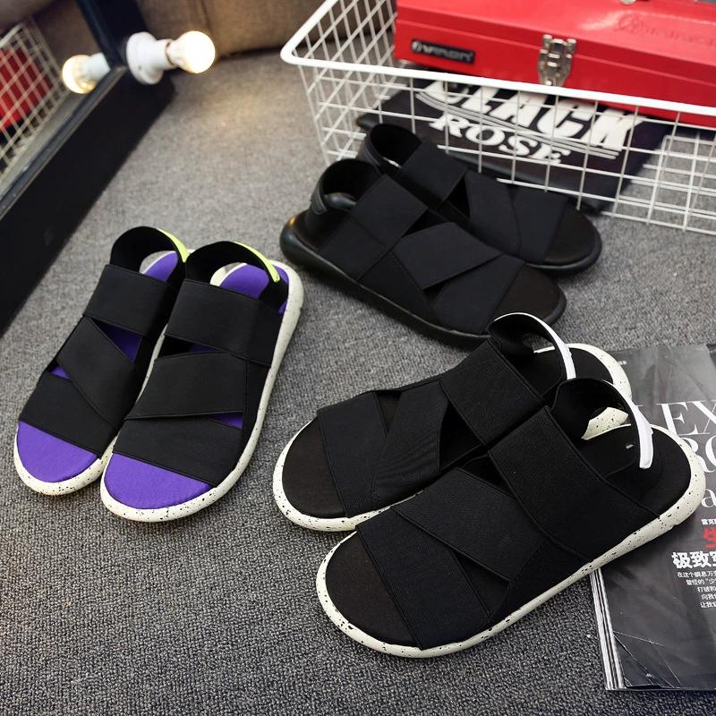 New Men's Stretch Upper Casual Sandals Men's Light Soft Sole Non-slip Open Toe Sandals Beach Leisure Sandals Sandalias De Hombre