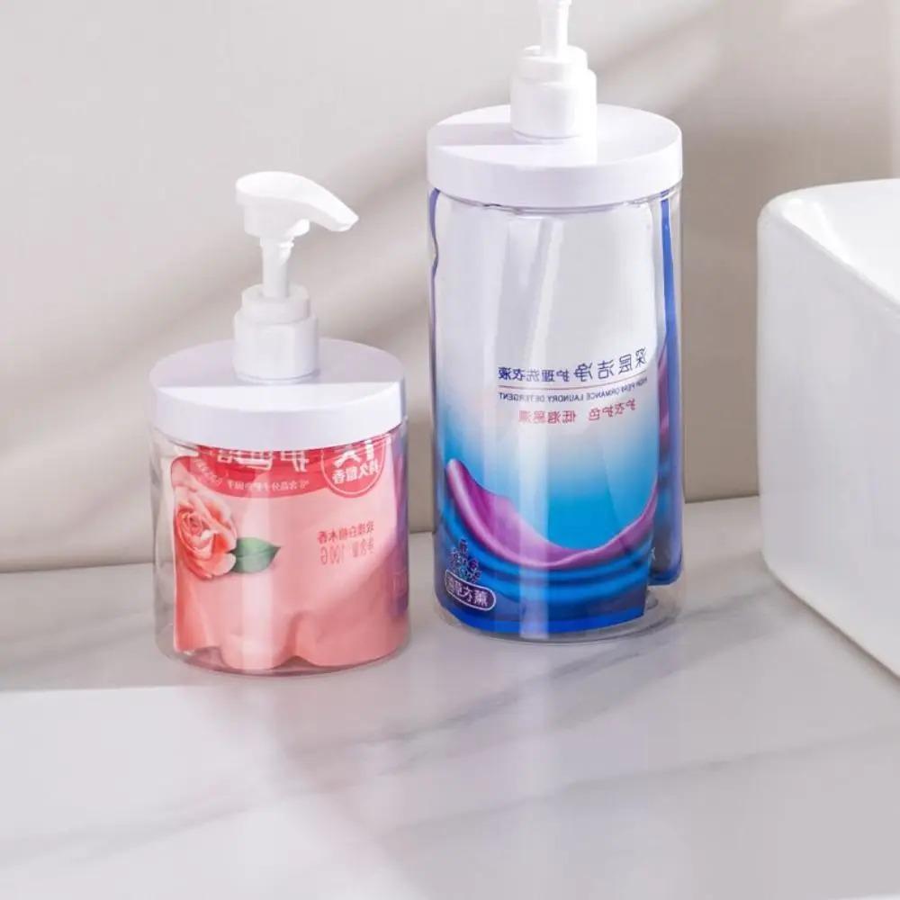 Large Capacity Pump Bottle Dispenser PET Shampoo Lotion Container Durable Press Bottle  Shower Gel