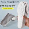 Sports Insole for Men Women Pu Antibacterial Deodorant and Sweat-Absorbing Breathable High Elastic Shock-Absorbing Casual Insole