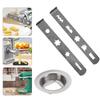 Practical Meat Grinder Part Stainless Steel Nozzle Biscuit Accessories Metal Texture Suitable for Various Mixers Use
