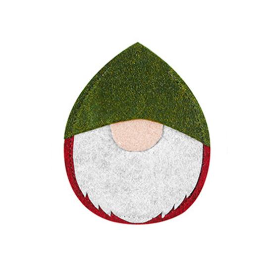 Рождественская сумка для посуды Полезная нежная легкая сумка для рождественской посуды Сумка с мультяшным безликим кукольным чехлом для столовых приборов Рождественский держатель для посуды