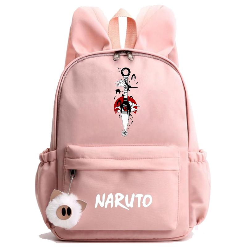 Аниме Наруто Рюкзак Подросток Девушка Мальчик Рюкзак Школьный Снова в школу Книжная сумка Мужчины Женщины Досуг Дорожная сумка Повседневная сумка