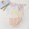 5PCS Mid Waist Bowknot Panties Cotton Crotch Underpants for Women Elastic Sweet Briefs  Gifts