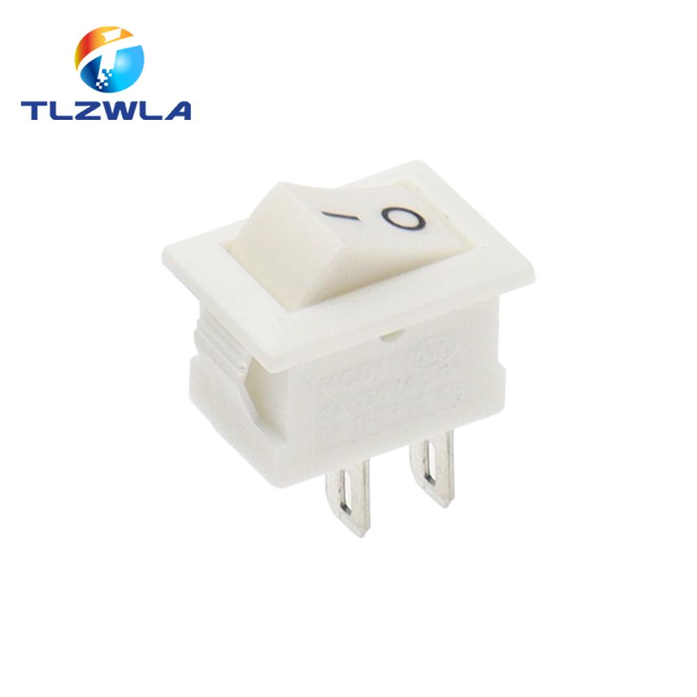 5/10PCS KCD11 Rocker Switch 10*15mm Mini Push Button Switch ON-OFF / ON-OFF-ON 2 Pins / 3 Pins 3A 250VAC / 6A 125VAC 10x15mm