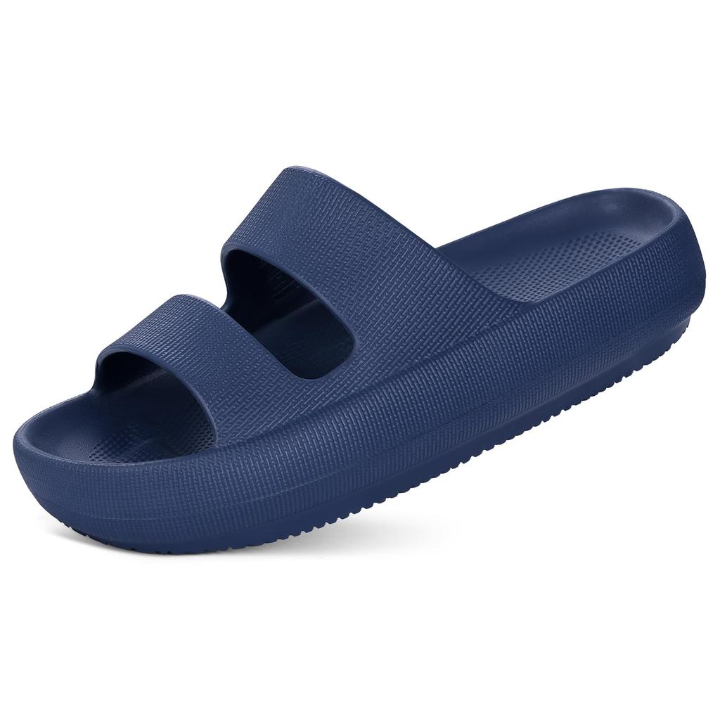 Fashion Crestar Orthopedic Slide Sandals for Women Soft Recovery Slip On Sandals Lightweight Summer Cloud Slippers with Arch Support