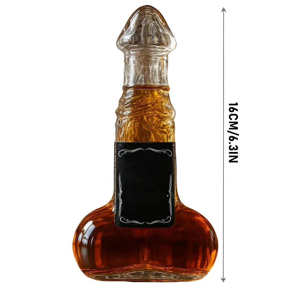 Креативный стеклянный декантер Интересный бокал для вина и сока Чашка для виски Шампанского Бренди Забавная кружка для коктейлей для бара KTV и ночного шоу