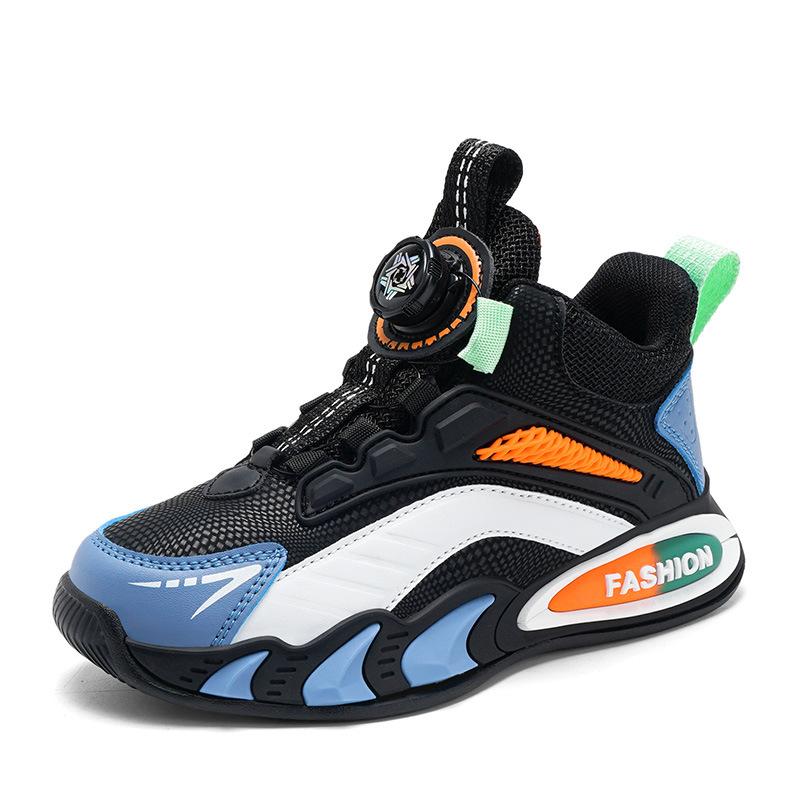 Classmate's New Leather Surface Breathable Children's Sports Shoes Boys' Shoes Spring and Autumn Middle School Children's Girls' Casual Running Shoes