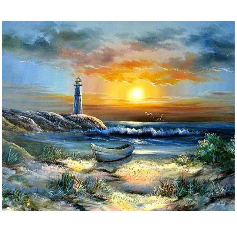 Diamont Painting Scenery 5D Diamond Painting Mosaic Needlework Diamond Painting Full Drill New Arrivals