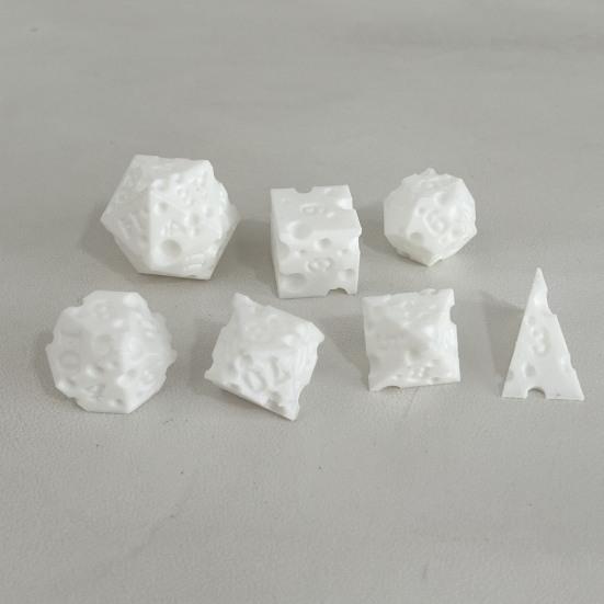 Сырные кубики D4/6/8/10/12/20 Многогранные игровые кубики Взрослые Семейный вечер Вечеринка