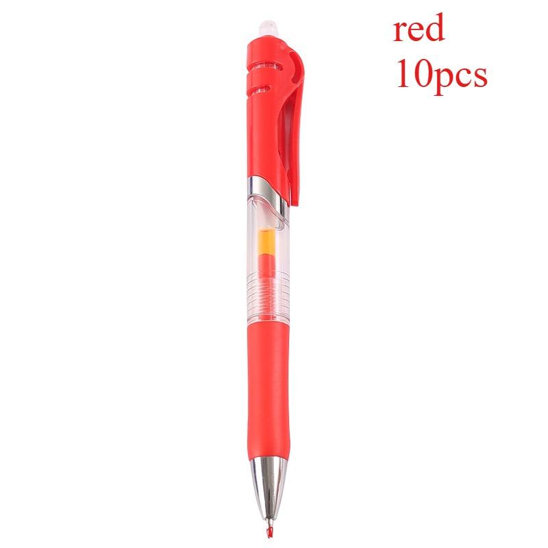 10 шт. Нажимная ручка с нейтральными чернилами, большой емкости, пулевидная, карбоновая, для подписи, для бизнеса, для офиса, черная ручка, быстросохнущая, пишет плавно