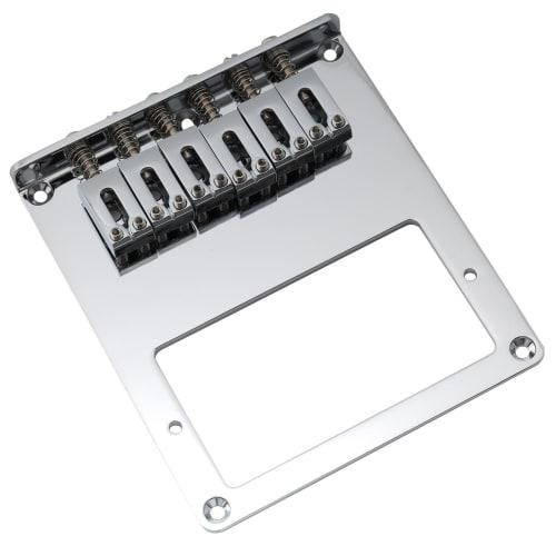 Musiclily Pro 10.8mm Humbucker Telecaster Bridge with Zinc Alloy 6-Way Saddles for TL-Type Electric Guitars, Chrome