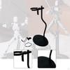 Action Figure Display Stand Base with Clips Doll Holder for 15-30cm