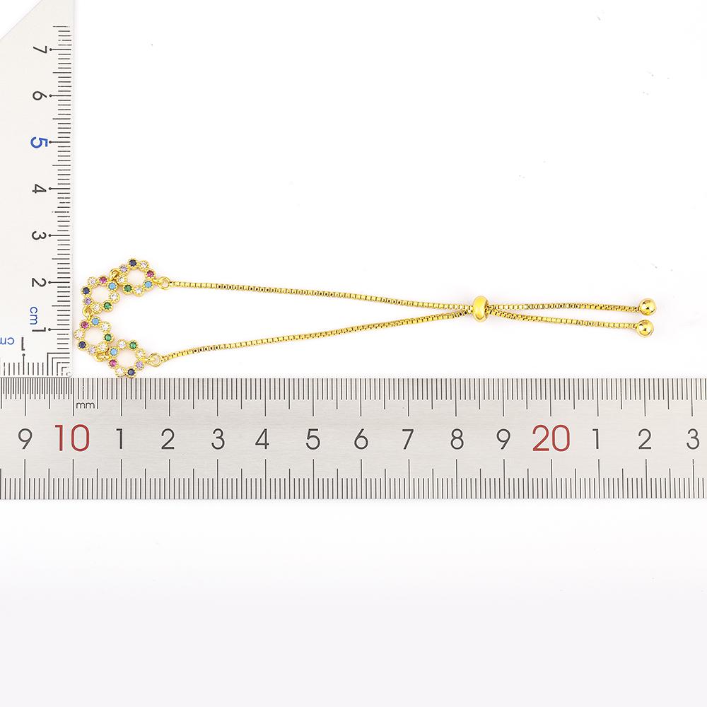 Nidin New Classic 15 Styles Flower/Lightning/Infinite/Heart Shape Geometric Design  Link Chain Bracelet For Femme Party Jewelry