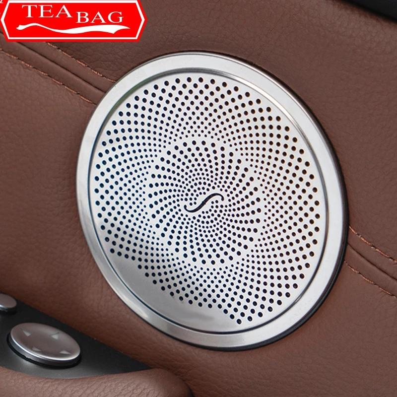 Автомобильный стереодинамик с левым рулем и правым рулем, наклейка на дверь, чехол для BMW X5 E70 F15 2008-2018, отделка из нержавеющей стали, автостайлинг, авто