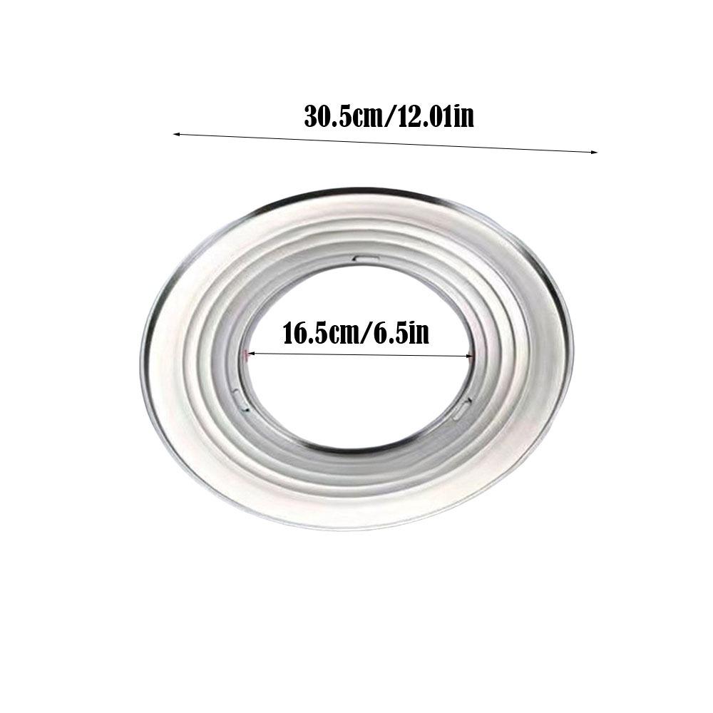 Multifunctional Steamer Ring Adapter Rack Stainless Steel Steaming Ring  Kitchen Accessories